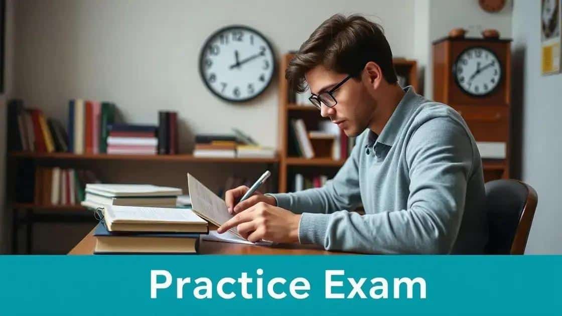Preparing for entrance exams