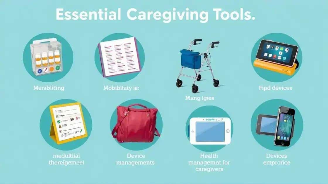 Essential tools to ease caregiver tasks