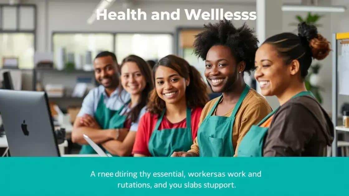 Benefits for essential workers and employers
