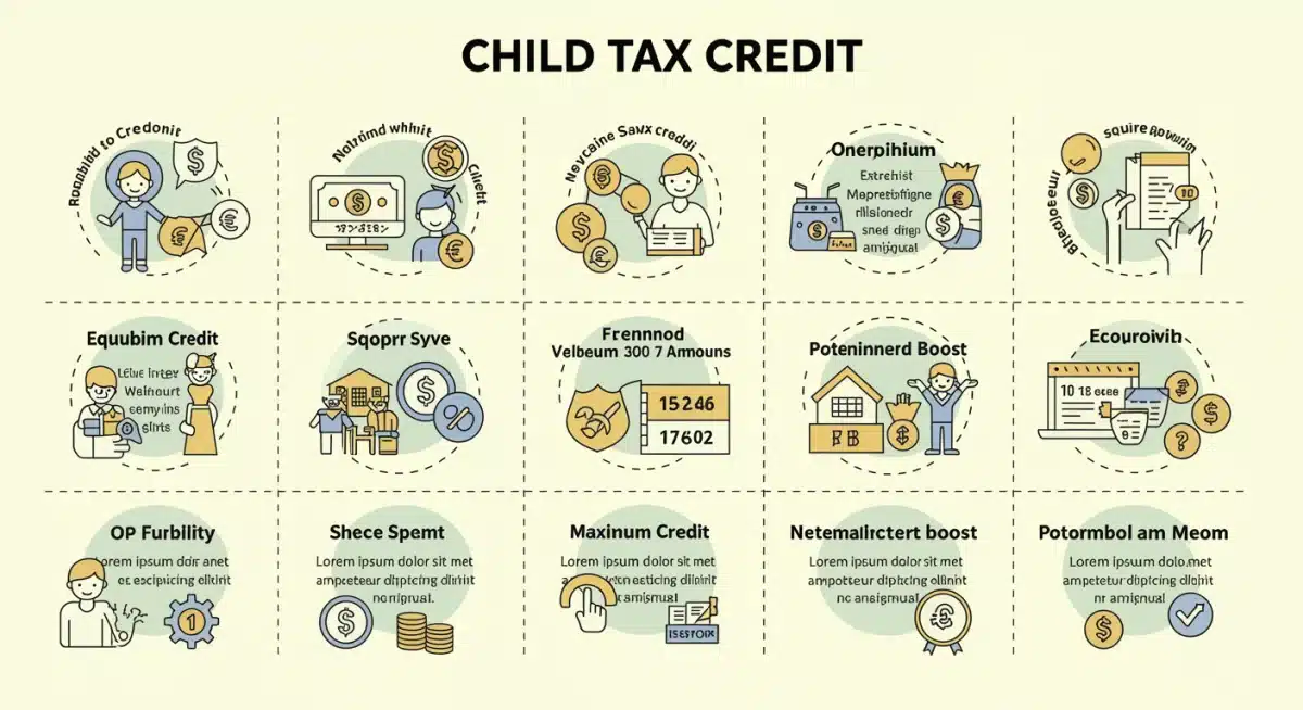 Infographic detailing Child Tax Credit eligibility and benefits