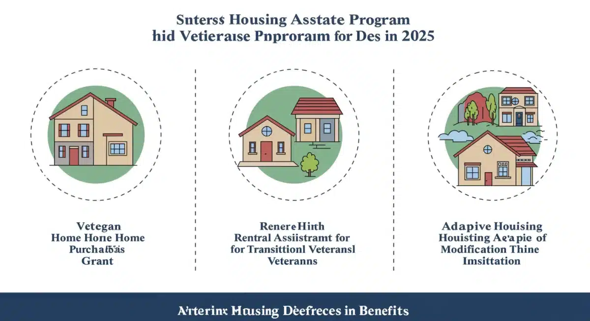 Infographic comparing three new veteran housing programs