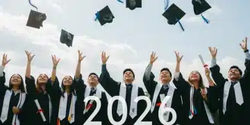 2026 High School Graduation Requirements: State-by-State Updates Graduating high school students celebrating in 2026