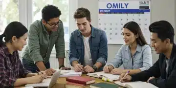 Students reviewing early college application deadlines for 2026 admissions.