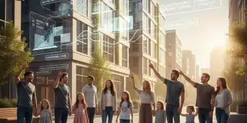 Families and individuals looking hopefully at affordable housing, representing future housing assistance programs in 2026.