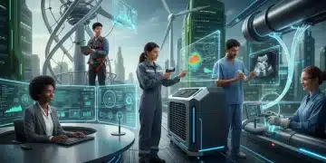 Professionals thriving in high-demand vocational careers for 2026, showcasing modern skills.